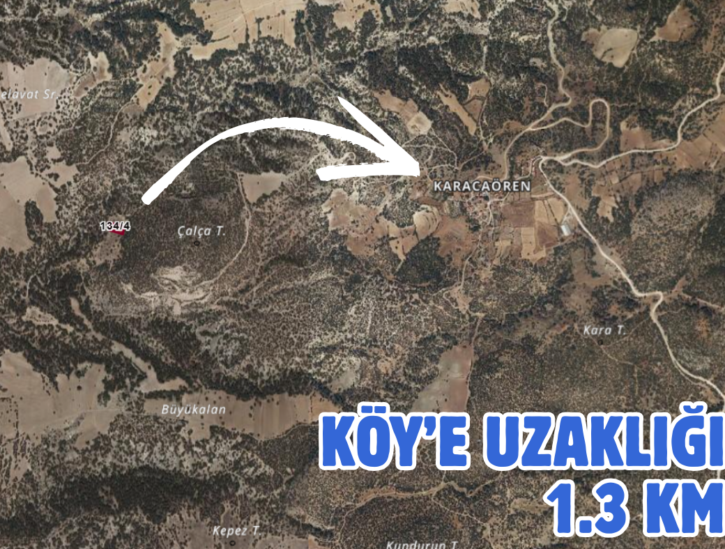 BURDUR MERKEZ KARACAÖREN 1.729 M² TARLAMIZ SATILIKTIR - BURDUR MERKEZ fotoğraf 2